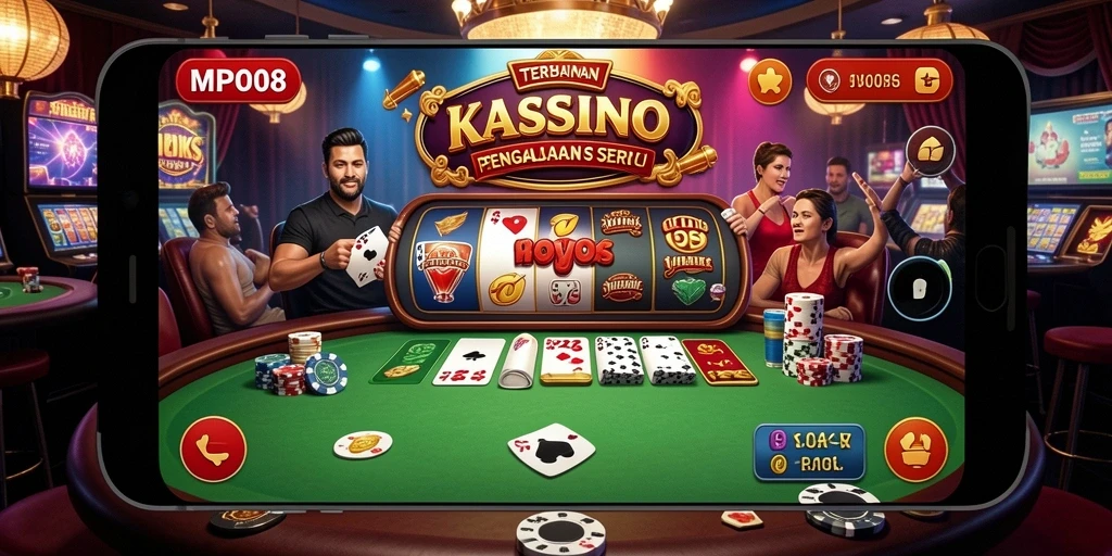 Tampilan gameplay MPO08 yang menarik dan seru di dalam aplikasi Kasino.