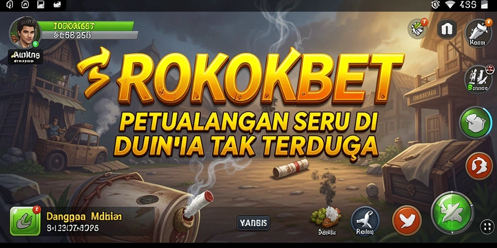 Tampilan gameplay ROKOKBET menampilkan petualangan yang mendebarkan dan grafis yang menawan.