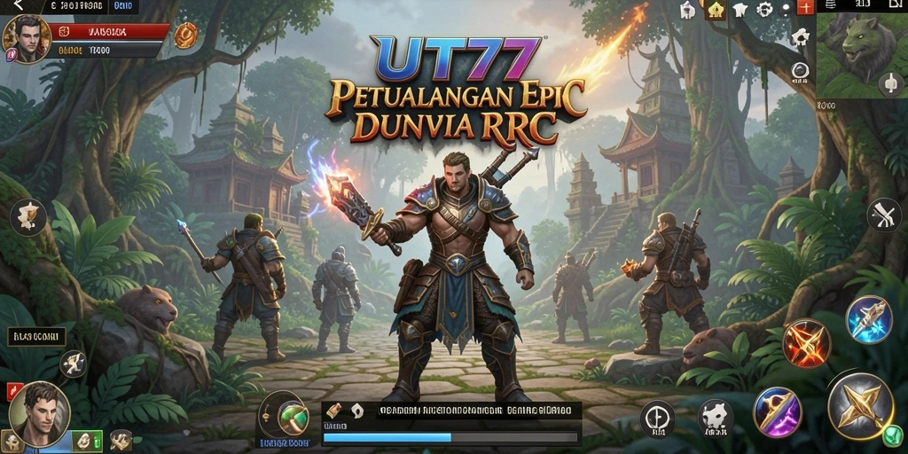 Tampilan gameplay UT77 yang mendebarkan dan penuh aksi RPG.
